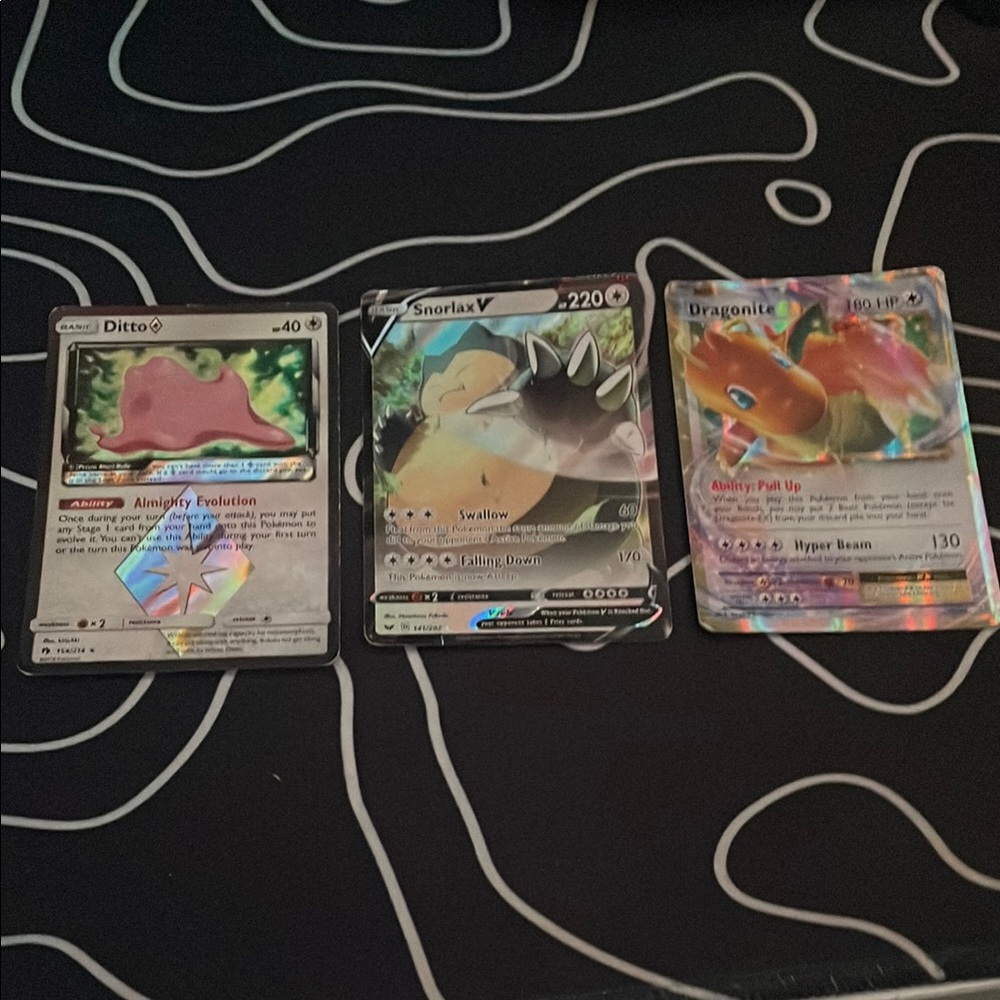 Ditto, Snorlax V, Dragonite set